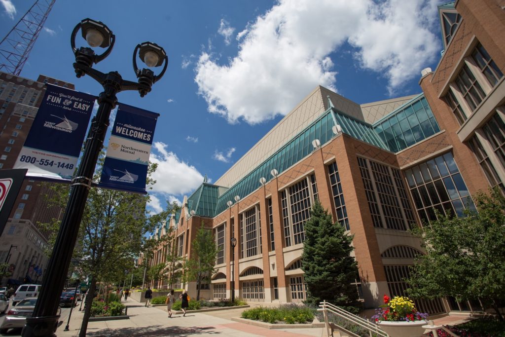 Wisconsin Center in downtown Milwaukee