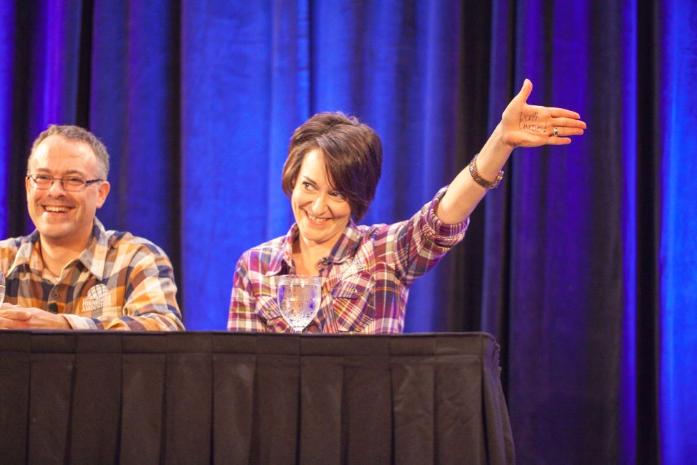 Tonya Oaks Smith as part of a panel discussion.