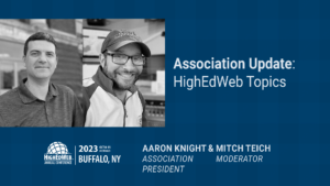 2023 Association Update with Aaron Knight and Mitch Teich