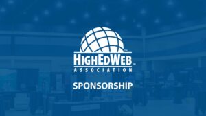 HighEdWeb sponsorship