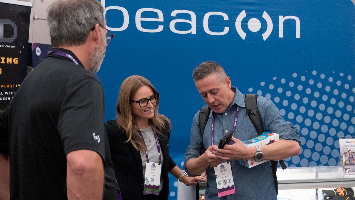 2024 Corporate Partner Beacon connects with a first-time annual conference attendee