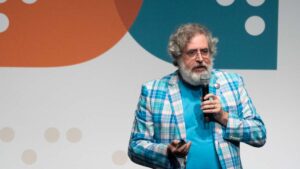Jeff Stevens presents at the annual conference