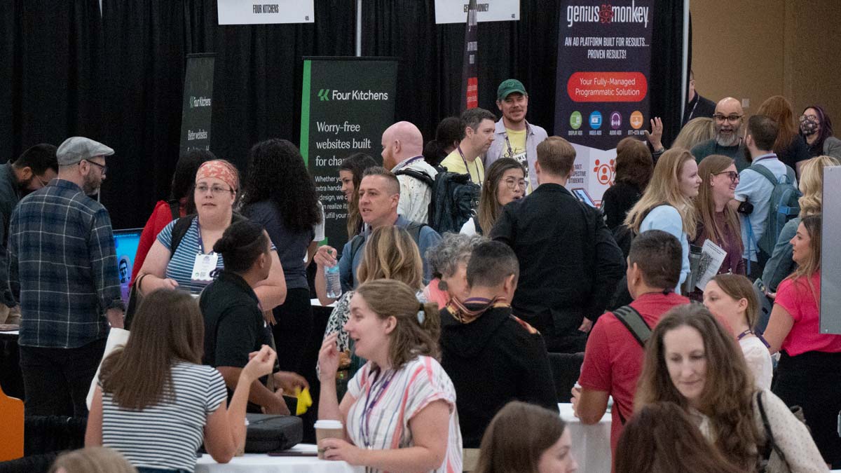 Exhibit hall at the 2024 Annual Conference