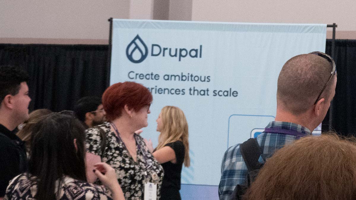 Drupal booth at 2024 Annual Conference