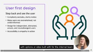 Video presentation from 2025 Accessibility Summit about inclusive campus experiences